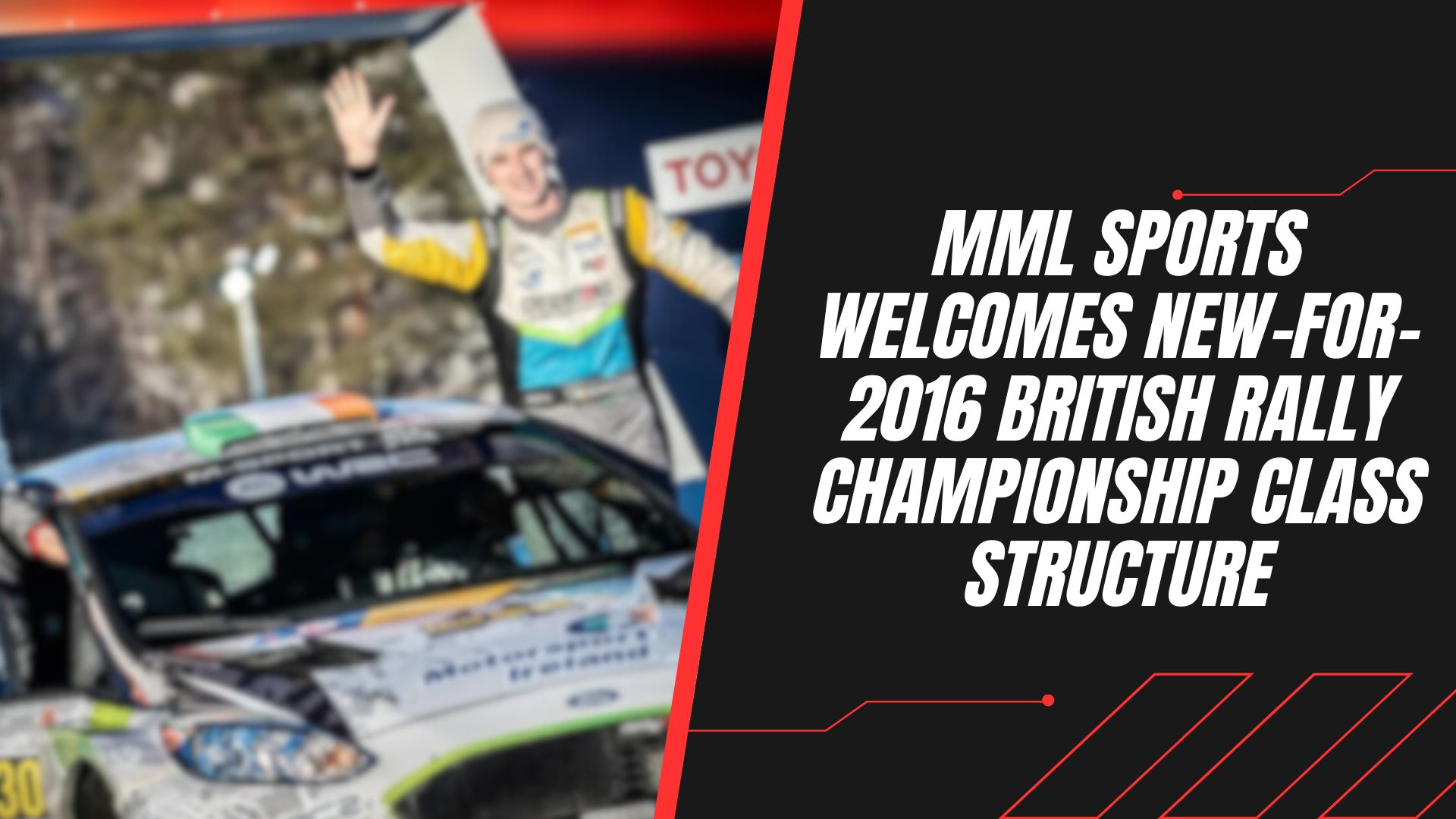 MML Sports welcomes new-for-2016 British Rally Championship class structure